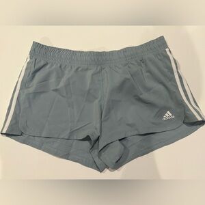 NW Tags. Women’s Adidas light blue Pacer Shorts.